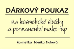 Dárkový poukaz - bez uvedení hodnoty